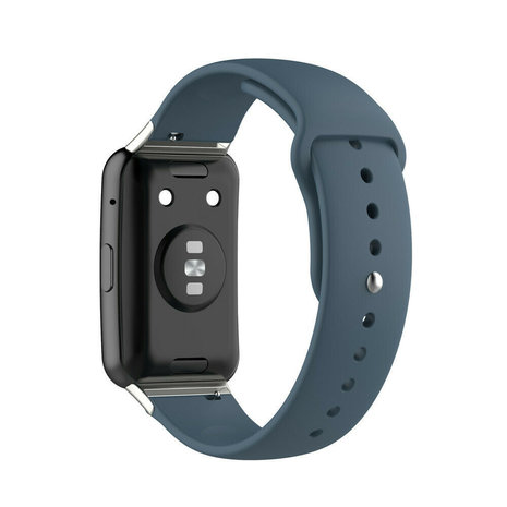 Strap-it Strap-it Bracelet sport Huawei Watch Fit New (bleu-gris)