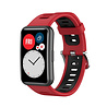 Strap-it Strap-it Bracelet sport boucle Huawei Watch Fit New (rouge/noir) Strap-it Strap-it Bracelet sport boucle Huawei Watch Fit New (rouge/noir)