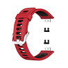 Strap-it Strap-it Bracelet sport boucle Huawei Watch Fit New (rouge/noir) Strap-it Strap-it Bracelet sport boucle Huawei Watch Fit New (rouge/noir)