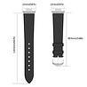 Strap-it Strap-it Bracelet cuir Huawei Watch Fit New (noir) Strap-it Strap-it Bracelet cuir Huawei Watch Fit New (noir)