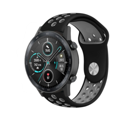 Strap-it Bracelet sport Honor Magic Watch 2 (noir/gris)