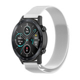Strap-it Bracelet Milanais Honor Magic Watch 2 (argent)