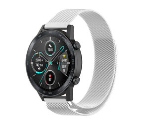 Strap-it Bracelet Milanais Honor Magic Watch 2 (argent)