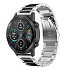 Strap-it Strap-it Bracelet acier Honor Magic Watch 2 (argent/noir) Strap-it Strap-it Bracelet acier Honor Magic Watch 2 (argent/noir)