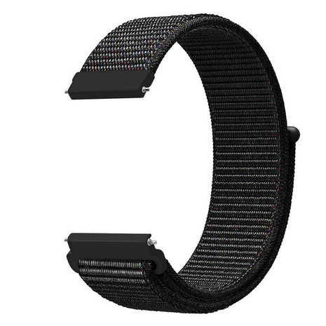 Strap-it Strap-it Bracelet nylon Honor Magic Watch 2 (noir)