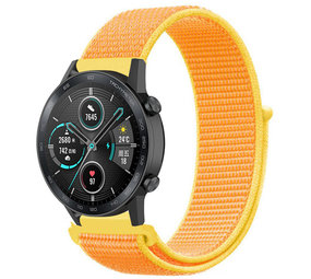 Strap-it Bracelet nylon Honor Magic Watch 2 (jaune clair)
