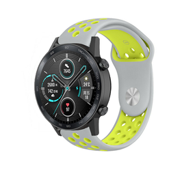 Strap-it Bracelet sport Honor Magic Watch 2 (gris jaune)