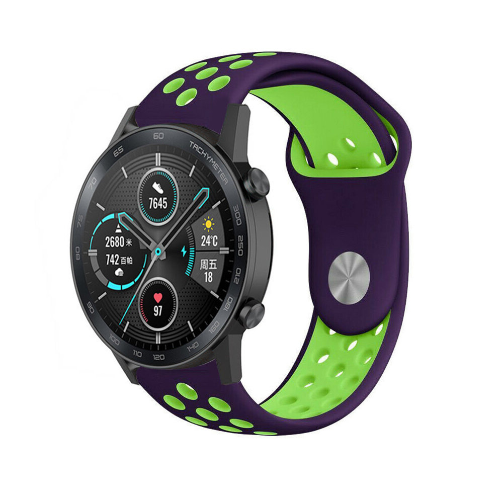 Strap-it Strap-it Bracelet sport Honor Magic Watch 2 (violet/vert)