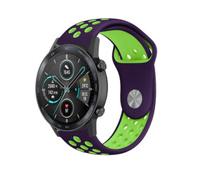 Strap-it Bracelet sport Honor Magic Watch 2 (violet/vert)
