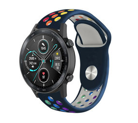 Strap-it Bracelet sport Honor Magic Watch 2 (bleu foncé coloré)