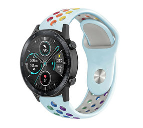 Strap-it Bracelet sport Honor Magic Watch 2 (bleu clair et multicolore)