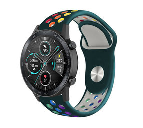 Strap-it Bracelet sport Honor Magic Watch 2 (vert pin et multicolore)