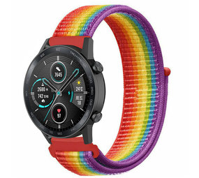Strap-it Bracelet nylon Honor Magic Watch 2 (arc-en-ciel)