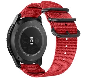 Strap-it Bracelet nylon boucle Honor Magic Watch 2 (rouge)