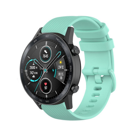 Strap-it Strap-it Bracelet silicone luxe Honor Magic Watch 2 (aqua)