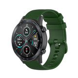 Strap-it Bracelet silicone luxe Honor Magic Watch 2 (vert armée)