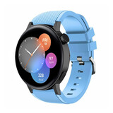 Strap-it Bracelet silicone Huawei Watch GT 3 42mm (bleu sable)