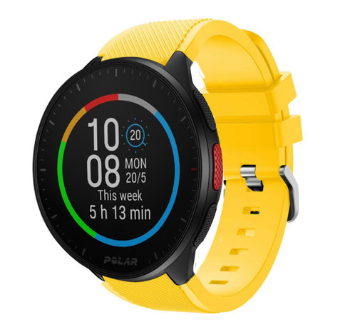 Strap-it Strap-it Bracelet silicone Polar Pacer (jaune)