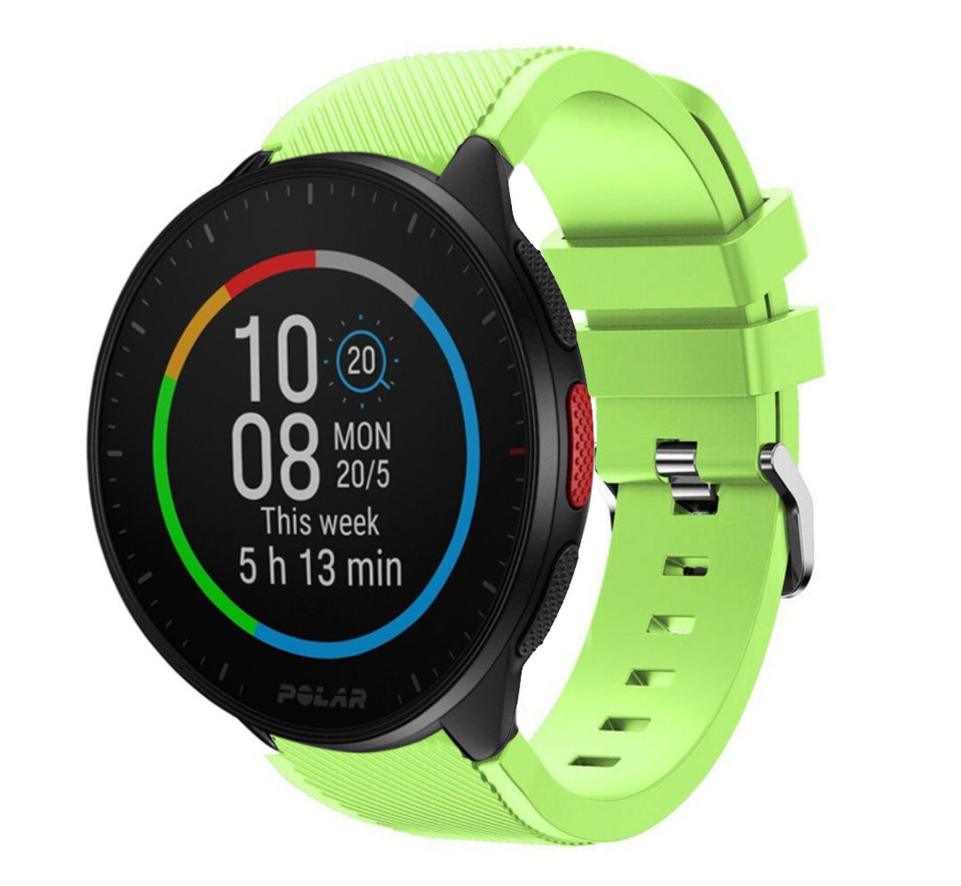 Strap-it Strap-it Bracelet silicone Polar Pacer (vert clair)