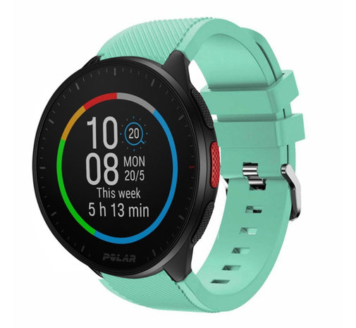 Strap-it Strap-it Bracelet silicone Polar Pacer (aqua)