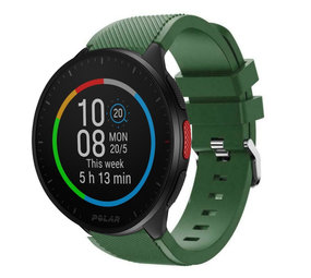 Strap-it Bracelet silicone Polar Pacer (vert armée)