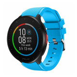 Strap-it Bracelet silicone Polar Pacer (bleu clair)