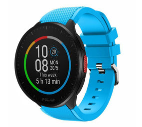Strap-it Bracelet silicone Polar Pacer (bleu clair)