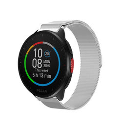 Strap-it Bracelet Milanais Polar Pacer (argent)