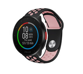 Strap-it Bracelet sport Polar Pacer (noir/rose)