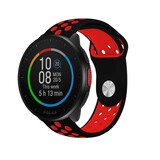 Strap-it Bracelet sport Polar Pacer (noir/rouge)