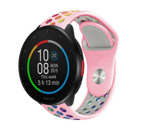 Strap-it Bracelet sport Polar Pacer (rose/coloré)