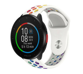 Strap-it Bracelet sport Polar Pacer (blanc/coloré)
