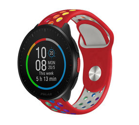 Strap-it Bracelet sport Polar Pacer (rouge/coloré)