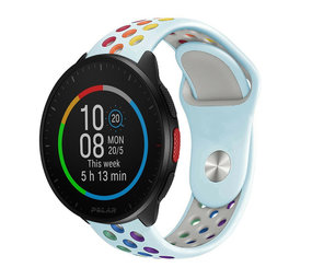 Strap-it Bracelet sport Polar Pacer (bleu clair/coloré)