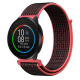 Strap-it Bracelet nylon Polar Pacer (noir/rouge) Strap-it Bracelet nylon Polar Pacer (noir/rouge)