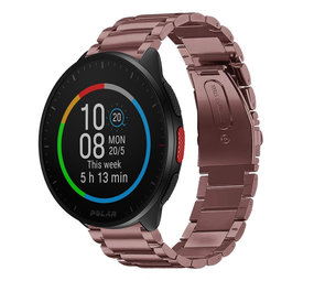 Strap-it Bracelet acier Polar Pacer (bronze-or)