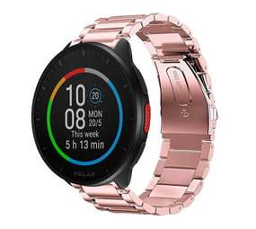 Strap-it Bracelet acier Polar Pacer (rose)