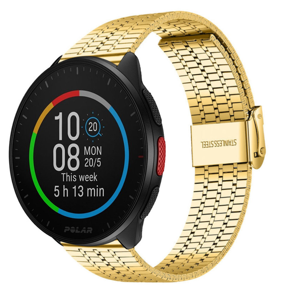Strap-it Strap-it Bracelet acier inoxydable Polar Pacer (or)