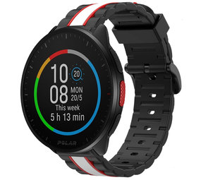 Strap-it Bracelet Polar Pacer édition spéciale (noir/blanc)