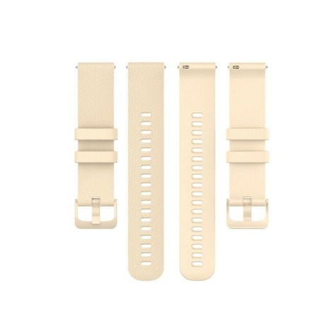 Strap-it Strap-it Bracelet silicone luxe Polar Pacer (beige)