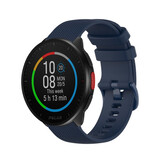 Strap-it Bracelet silicone luxe Polar Pacer (bleu foncé)