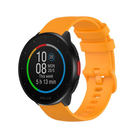 Strap-it Strap-it Bracelet silicone luxe Polar Pacer (orange)
