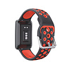 Strap-it Strap-it Bracelet sport Oppo Watch Free (noir/rouge)