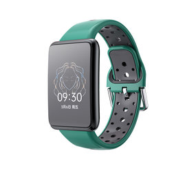 Strap-it Bracelet sport Oppo Watch Free (vert/noir)
