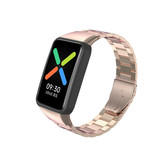 Strap-it Bracelet acier Oppo Watch Free (or rose) Strap-it Bracelet acier Oppo Watch Free (or rose)
