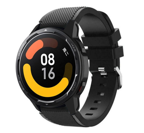 Strap-it Strap-it Bracelet silicone Xiaomi Watch S1 (noir)