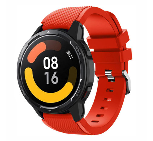 Strap-it Strap-it Bracelet silicone Xiaomi Watch S1 (rouge)