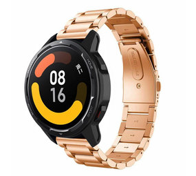 Strap-it Bracelet acier Xiaomi Watch S1 (or rose)