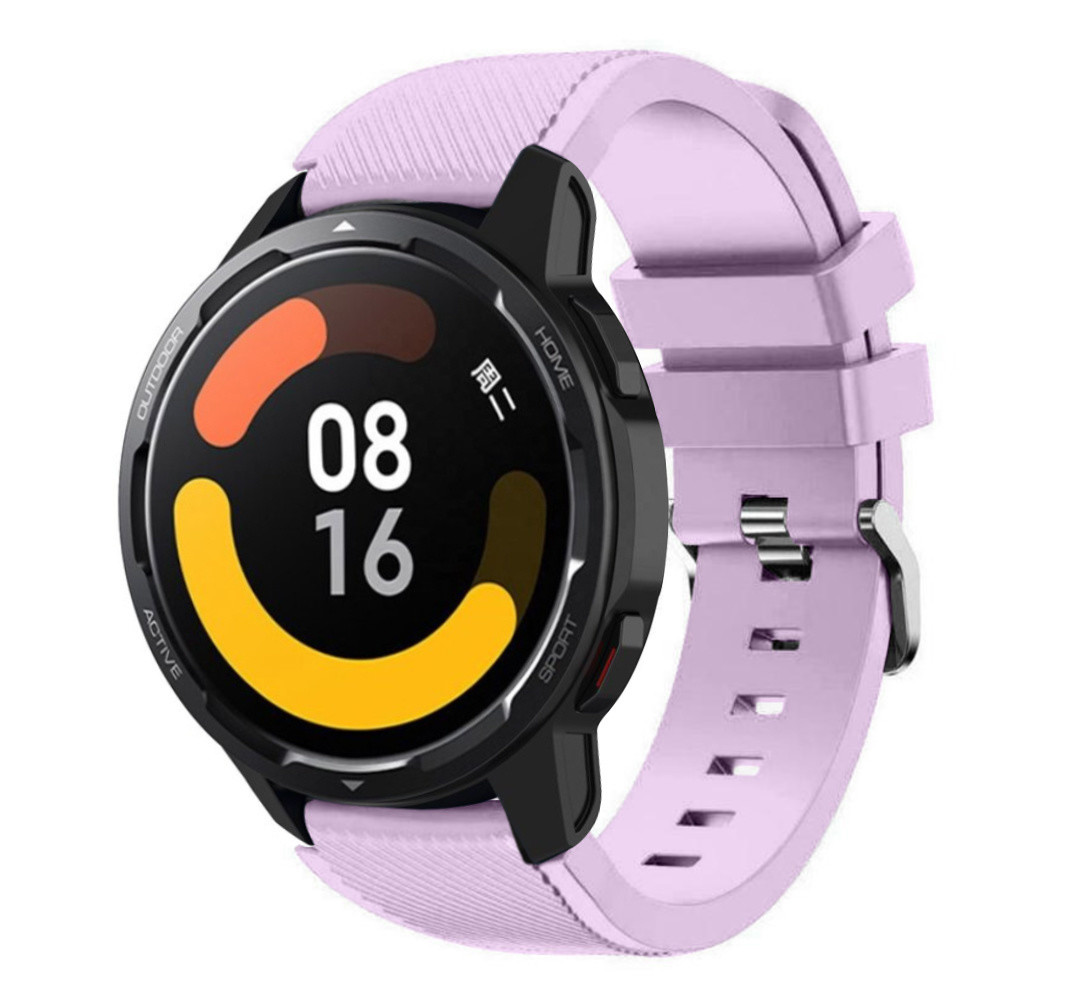 Strap-it Strap-it Bracelet silicone Xiaomi Watch S1 (lilas)