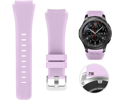 Strap-it Strap-it Bracelet silicone Xiaomi Watch S1 (lilas)